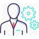 Business Management Bulb Business Icon