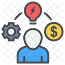Business Management Idea  Icon