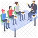 Group Discussion Business Communication Business Meeting Icon