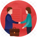 Business Meeting Official Meeting Agreement Icon