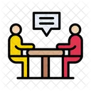 Meeting Discussion Teamwork Icon