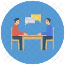 Business Meeting Business Conversation Communication Icon