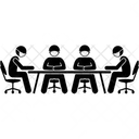 Mask Places Business Meeting Meeting Icon