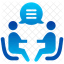 Business Meeting Discuss Meeting Icon