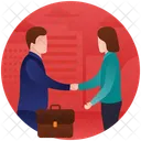 Business Meeting Official Meeting Agreement Icon