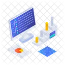 Business Metrics Report Statistical Icon