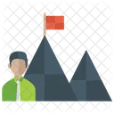 Business Milestone Business Gole Destination Icon