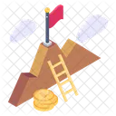 Business Accomplishment Business Success Business Milestone Icon