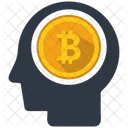 Bitcoin Mind Human Icon