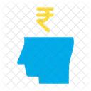 Business Mind Rupees Money Icon