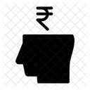 Business Mind Rupees Money Icon