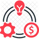 Business Model Strategy Growth Icon