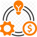 Business Model Strategy Growth Icon