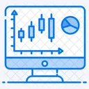 Business Monitor Online Data Data Analytics Icon