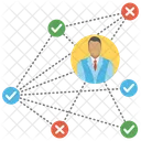 Business Network Connection Icon
