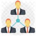 Business Network Connections Icon