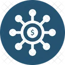 Business Network Investment Network Online Brokerage Icon