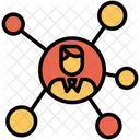 Network Connection Global Business Icon