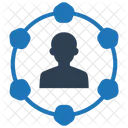 Communication Connections Social Network Icon