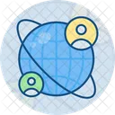 Business Business Network Global Icon