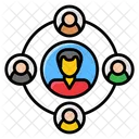Business Network  Icon