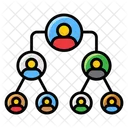 Group Communication Communication Network Social Communication Icon
