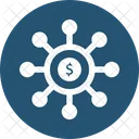 Business Network Investment Network Online Brokerage Icon