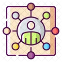 Business Network Connections Networking Icon