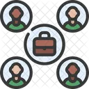 Business Network  Icon