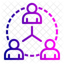 Business Network Team Icon