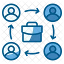 Network Connection Business Connection Icon