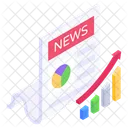Business Newspaper Business News Statistics News Icon