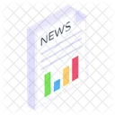 News Article Newspaper Business News Icon