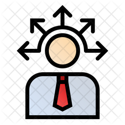 Business opportunity Icon - Download in Colored Outline Style