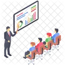 Business Orator Presentation  Icon