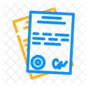 Business Paper Business Document Agreement Paper Icon