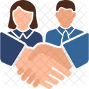 Business Partner Collaboration Partnership Icon