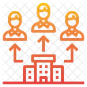 Company Recruitment Networking Icon