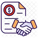 Business Partnership Partnership Business Deal Icon
