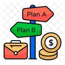 Business Path  Icon