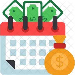 Business Payment Date  Icon