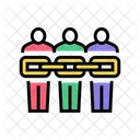 Business People Chain  Icon