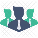 Men Businessmen Group Icon