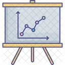 Business Performance Data Visualization Growth Strategy アイコン