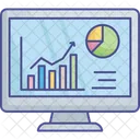 Business Performance Dashboard Data Visualization アイコン
