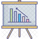 Analytics Business Performance Line Graph アイコン