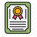 Business License Business Registration License To Work Icon