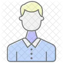 Business Person Lineal Color Icon Icon
