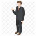 Business Person Avatar  Icon