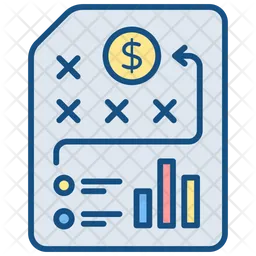 Plan d'affaires  Icône